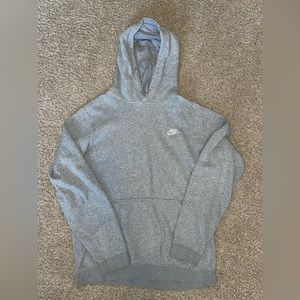 LARGE grey men’s Nike hoodie